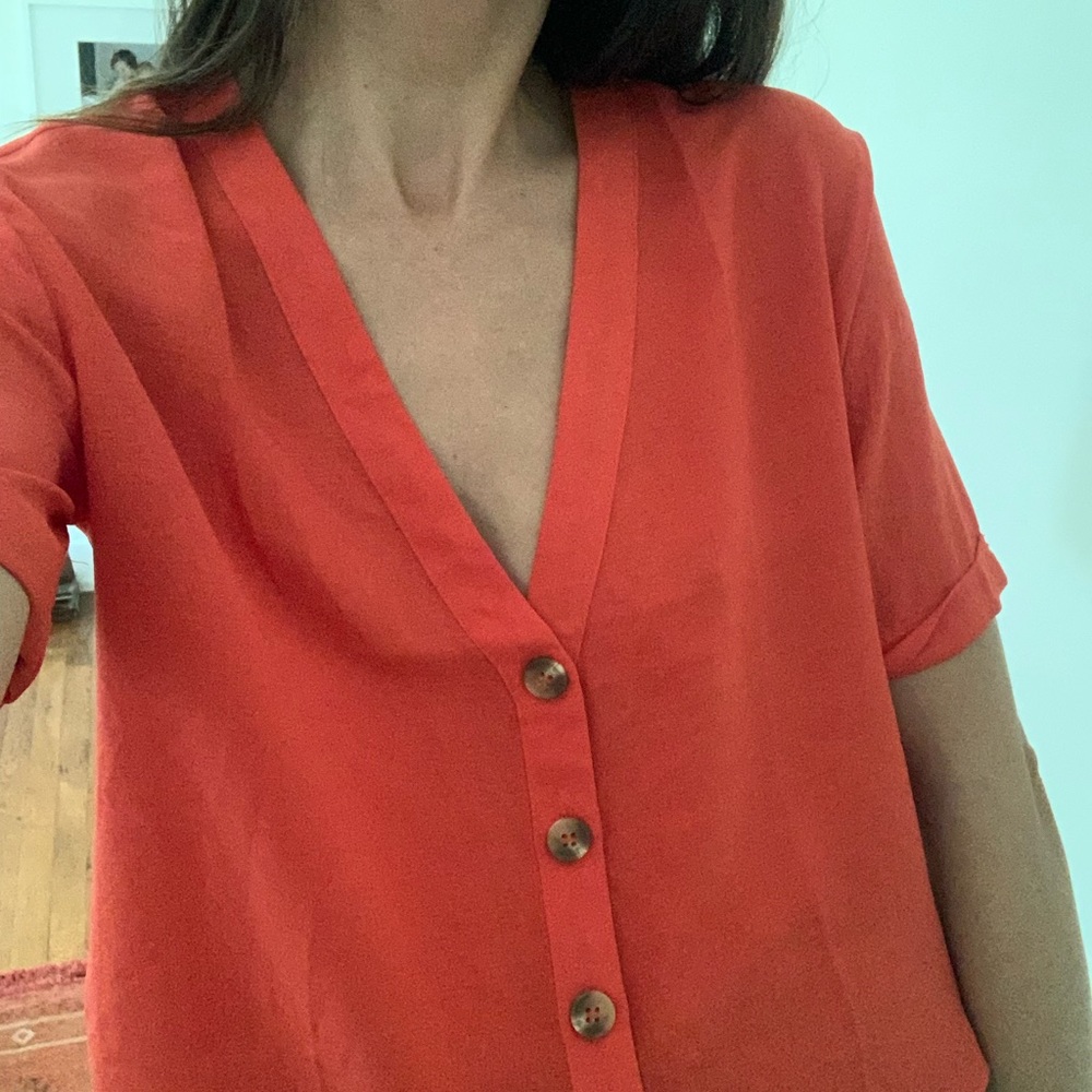 Button Front Blouse - image 2